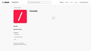 
                            10. Conclude | Slack App Directory