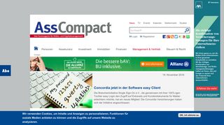 
                            9. Concordia jetzt in der Software easy Client | AssCompact - Nachrichten