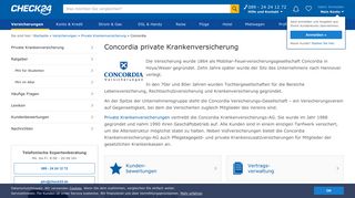 
                            10. Concordia private Krankenversicherung - Test & Erfahrungen ...