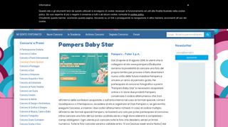 
                            11. Concorso Pampers Baby Star - Premi e Concorsi