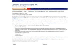 
                            10. Concorso Ripam – ANAC. Assunzione di 35 specialisti di area ...