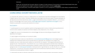 
                            9. CONCORSO SHORT MOVIES 2018 | Loginzone