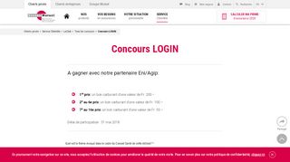 
                            12. Concours LOGIN - Groupe Mutuel
