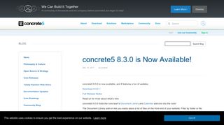 
                            7. concrete5 8.3.0 is Now Available! :: concrete5