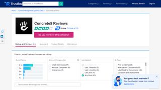 
                            11. Concrete5 Reviews & Ratings | TrustRadius