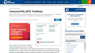 
                            10. Concurso IFAL 2019 - Professor