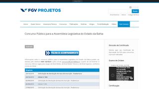 
                            9. Concurso Público para a Assembleia Legislativa ... - fgvprojetos.fgv.br