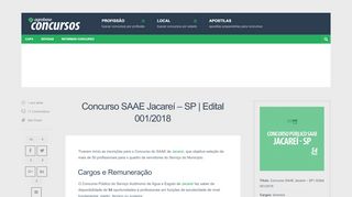 
                            9. Concurso SAAE Jacareí - SP | Edital 001/2018 - Agrobase