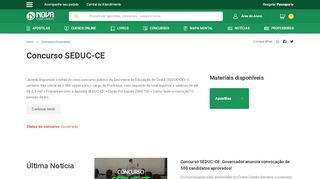 
                            8. Concurso SEDUC-CE