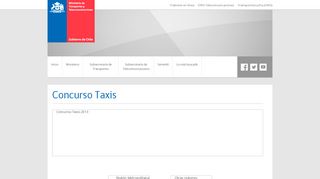 
                            6. Concurso Taxis | Ministerio de Transportes y Telecomunicaciones