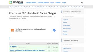
                            9. Concursos Públicos FCC - Fundação Carlos Chagas | Concursos no ...