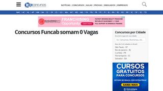 
                            11. Concursos Públicos FUNCAB - 2019 | JC Concursos