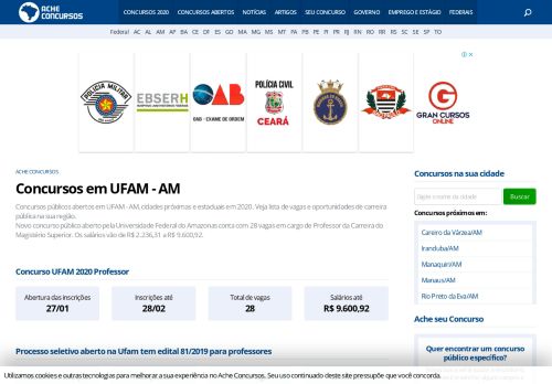 
                            5. Concursos UFAM abertos em 2019