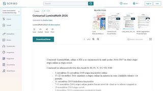
                            12. Concursul LuminaMath 2016 - Scribd