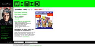 
                            5. Condé Nast Magazines: Wired Subscriptions