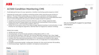 
                            10. Condition Monitoring CMS - AC500 (Programmable Logic Controllers ...