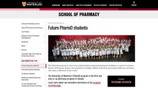 
                            11. Conditional Admission to Pharmacy (CAP) | School of Pharmacy ...