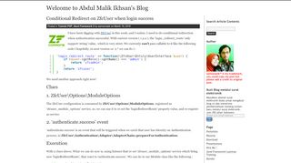 
                            6. Conditional Redirect on ZfcUser when login success | Welcome to ...