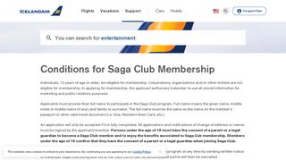 
                            3. Conditions for Saga Club Membership | Icelandair