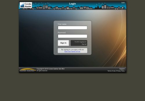 
                            1. Condo Master | Login