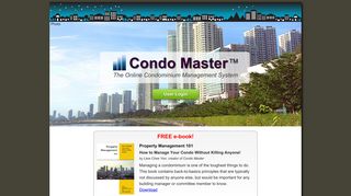 
                            2. Condo Master, the Online Condominium Management ...