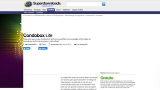 
                            8. Condobox no Superdownloads - Download de jogos, programas ...