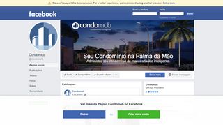 
                            4. Condomob - Página inicial | Facebook