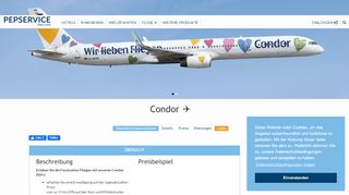 
                            7. Condor - AirlineCondor - Airline | PEPservice deluxe