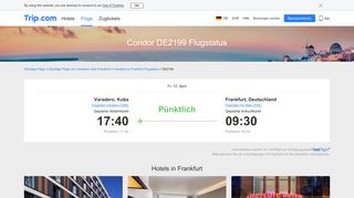 
                            1. Condor DE2199 Flugstatus & Flugtickets | Trip.com