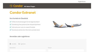 
                            1. Condor - Extranet Login