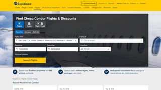 
                            8. Condor Flights: Book Your Condor Airfare Today | Expedia.ca