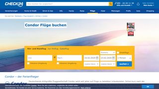 
                            6. ▷ Condor Flüge ▷ Check-in, Gepäck & WLAN | CHECK24