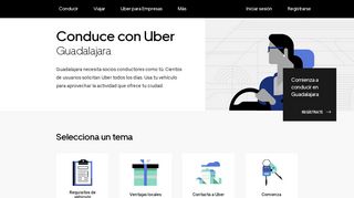 
                            3. Conduce con la app de Uber en Guadalajara | Uber