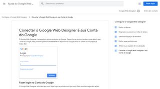 
                            1. Conectar o Google Web Designer à sua Conta do Google - Ajuda do ...