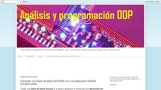 
                            13. Conectar una base de datos ACCESS con una aplicación VISUAL ...