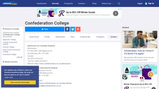 
                            11. Confederation College - SchoolFinder.com!