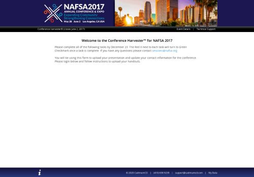 
                            9. Conference Harvester 2.0 - 2017 NAFSA Annual Conference