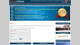 
                            3. Conference: Next-Generation Sequencing and ... - SciGenom