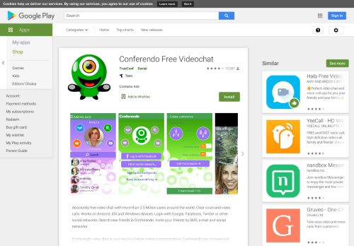 
                            2. Conferendo Free Videochat - Apps on Google Play
