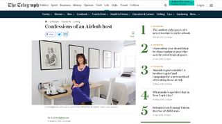 
                            13. Confessions of an Airbnb host - The Telegraph