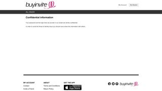 
                            8. Confidential information - BUYINVITE.CO.NZ