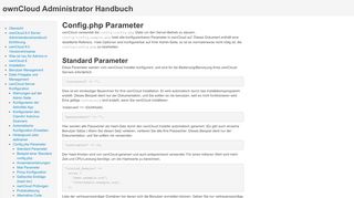 
                            10. Config.php Parameter — ownCloud ownCloud 8.0 Administrator ...