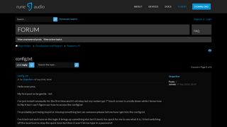 
                            12. config.txt : Raspberry Pi • RuneAudio Forum