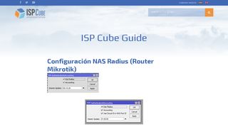 
                            8. Configuración NAS Radius (Router Mikrotik) – ISPCube Guía