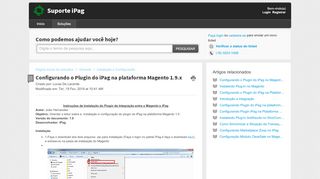 
                            13. Configurando o Plugin do iPag na plataforma Magento 1.9.x : Suporte ...