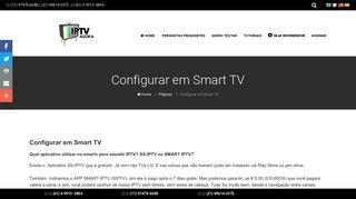 
                            3. Configurar em Smart TV - IPTV Agora - TV online é isso