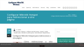 
                            9. Configurar Mikrotik Hotspot para redireccionar a otra página ...