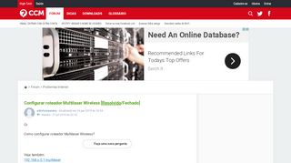 
                            9. Configurar roteador Multilaser Wireless [Resolvido] - CCM