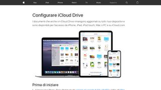 
                            4. Configurare iCloud Drive - Supporto Apple