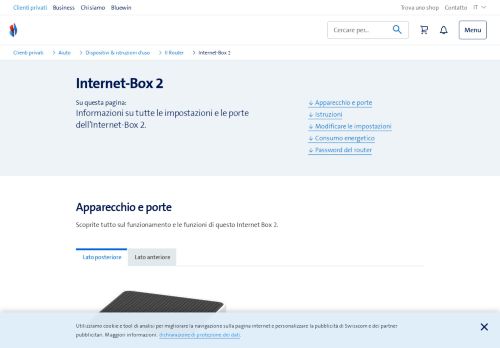 
                            4. Configurare l'Internet-Box 2 - Aiuto | Swisscom